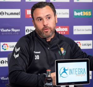 El entrenador del Real Valladolid, Sergio González. El entrenador del Real Valladolid, Sergio González.