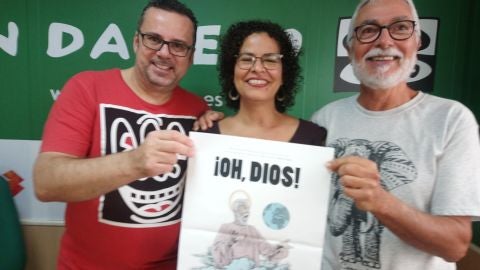 Vicente Paredes, Marisela Romero y Juan Le&oacute;n
