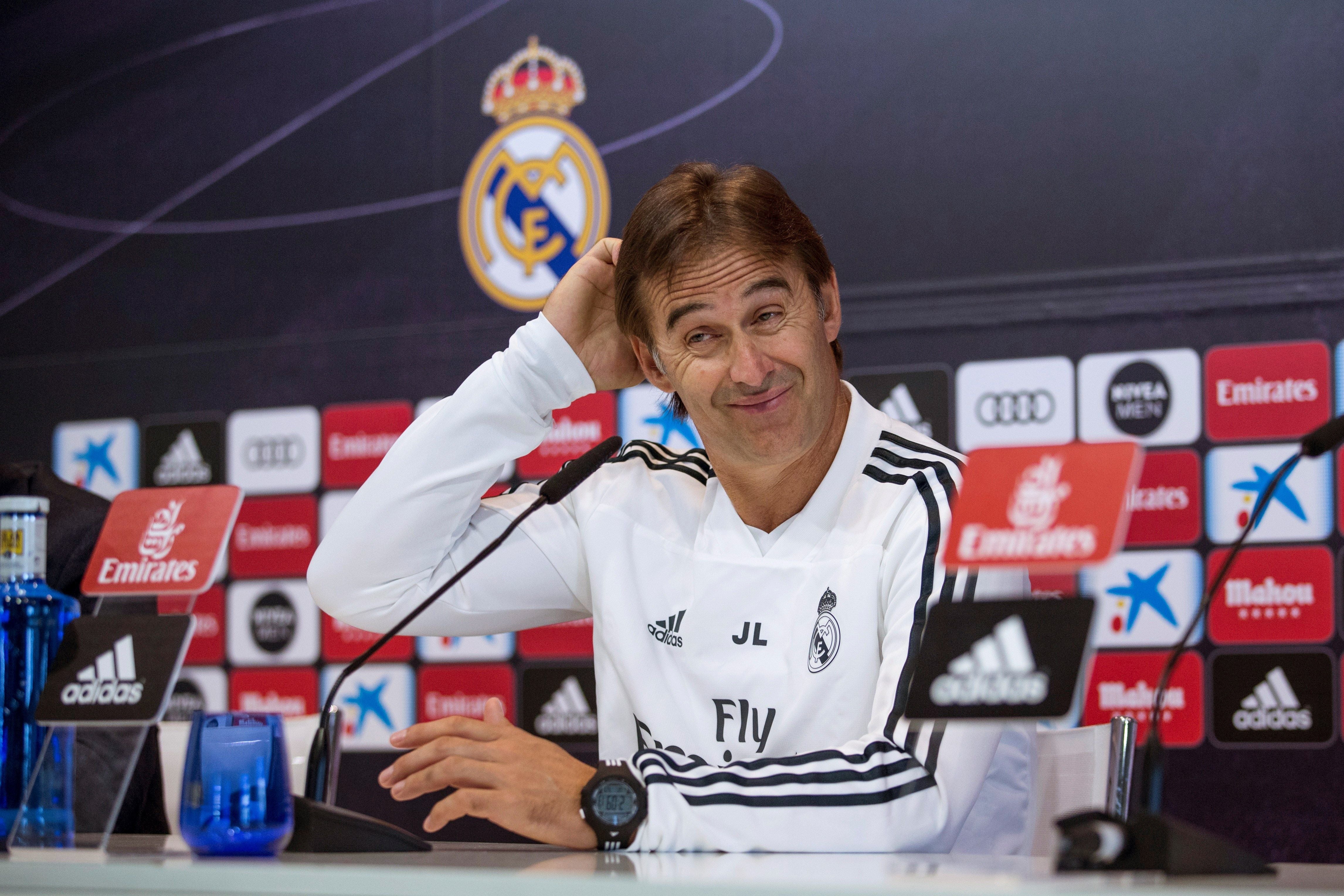 Lopetegui: "¿Si me siento respaldado por el club? Absolutamente" Lopetegui: "¿Si me siento respaldado por el club? Absolutamente"