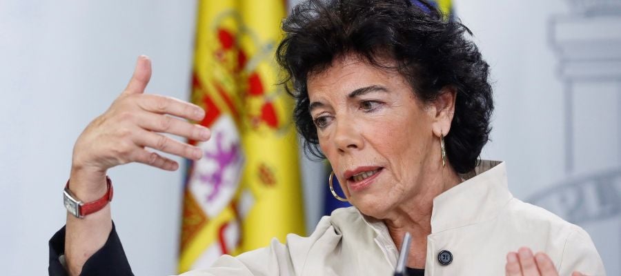 La ministra portavoz Isabel Celaá La ministra portavoz Isabel Celaá