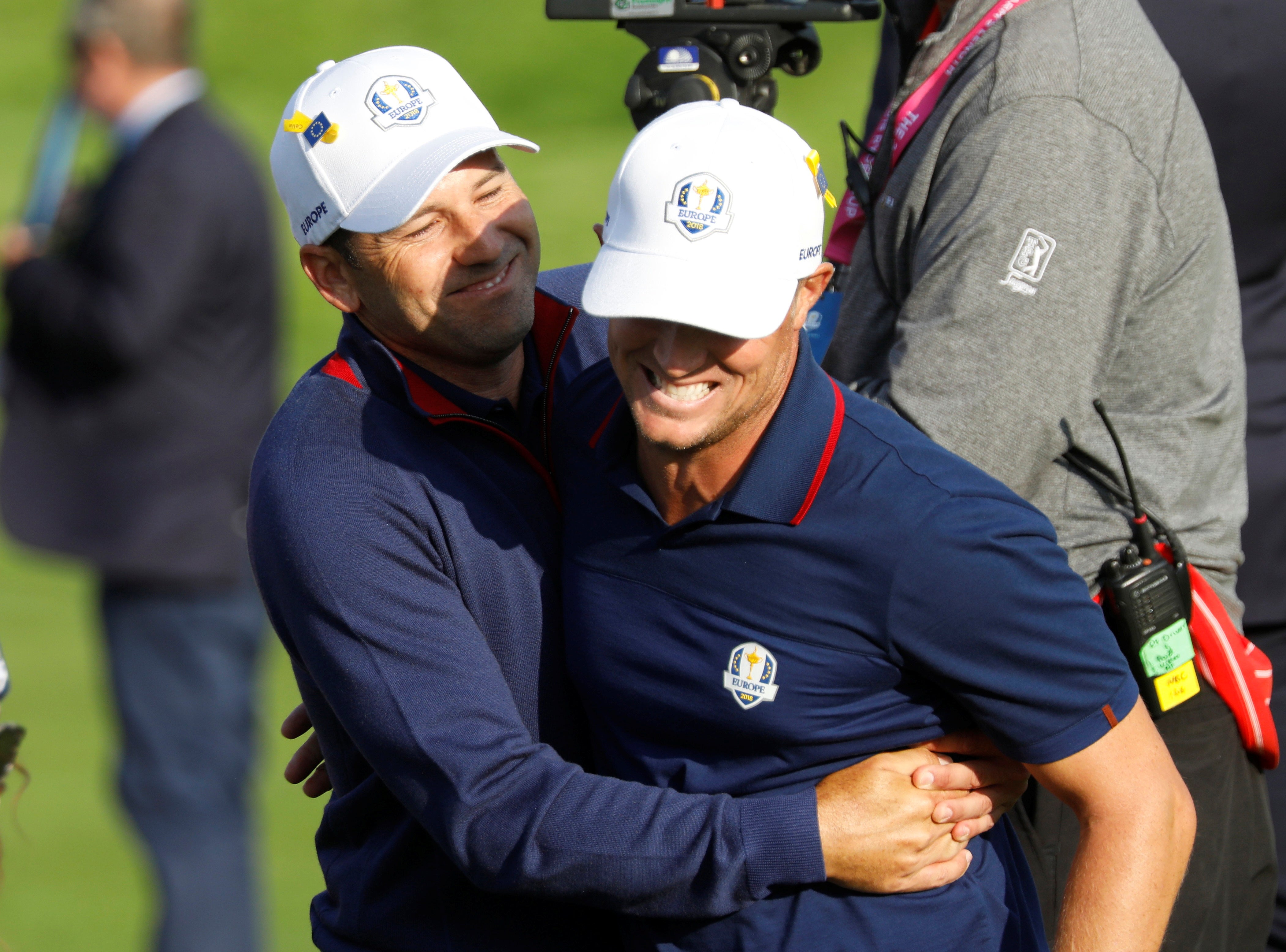 Espectacular remontada en la Ryder Cup del equipo europeo en los foursome Espectacular remontada en la Ryder Cup del equipo europeo en los foursome