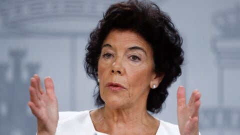 La ministra portavoz del Gobierno, Isabel Cela&aacute;