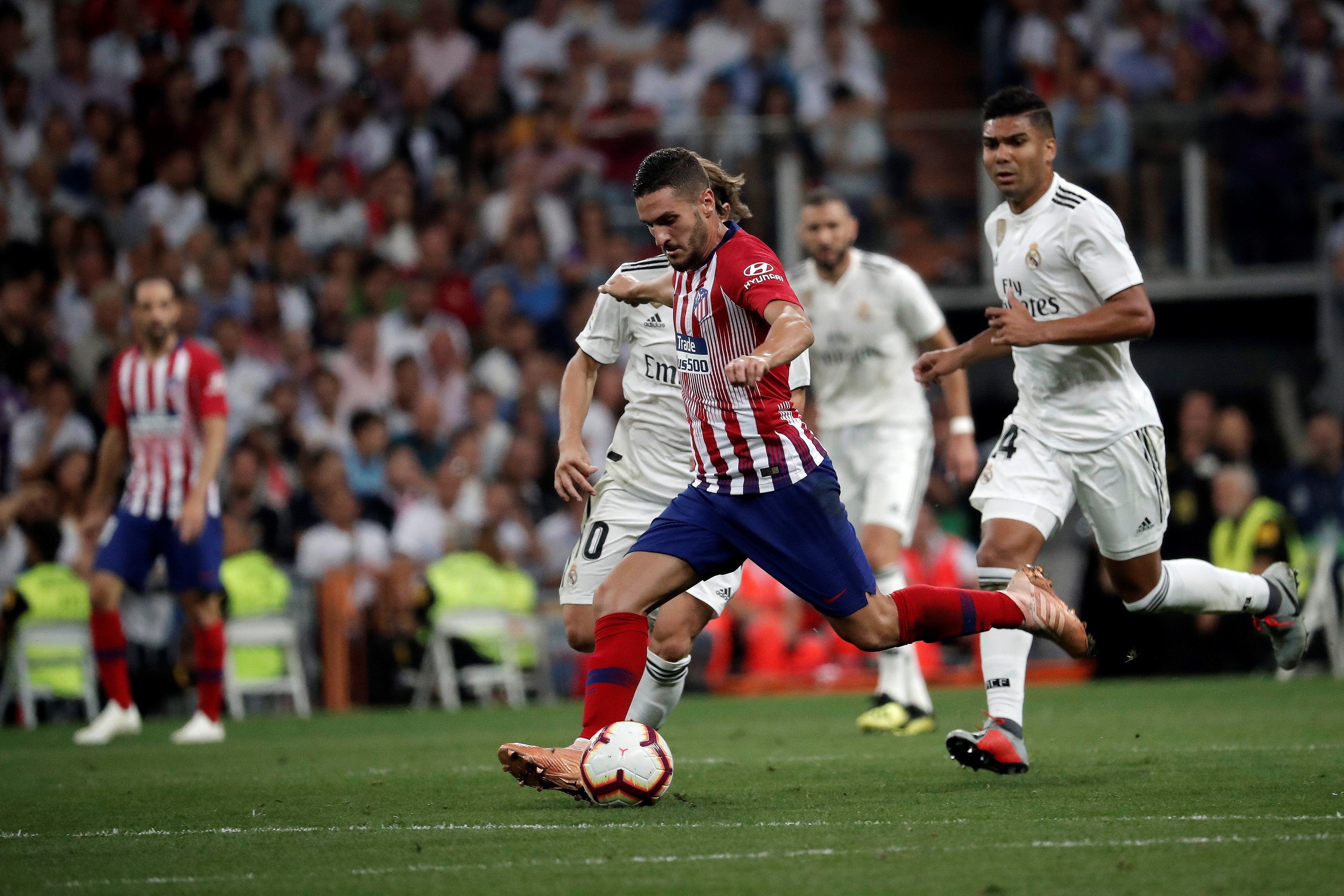 Koke: "Para mí es penalti de Casemiro, es una jugada que todo el mundo ha visto clara" Koke: "Para mí es penalti de Casemiro, es una jugada que todo el mundo ha visto clara"
