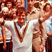 Roger Six, campeón del Mundo de ciclismo en categoría junior en 1982.