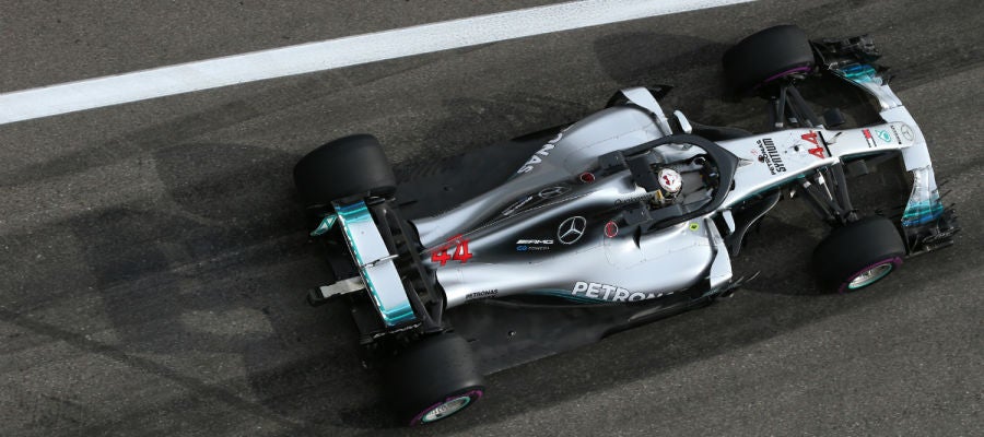Hamilton, en el Mercedes Hamilton, en el Mercedes