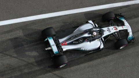 Hamilton, en el Mercedes