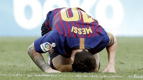 El atacante del FC Barcelona, Leo Messi. 