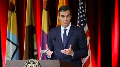 El presidente del Gobierno de Espa&ntilde;a, Pedro S&aacute;nchez