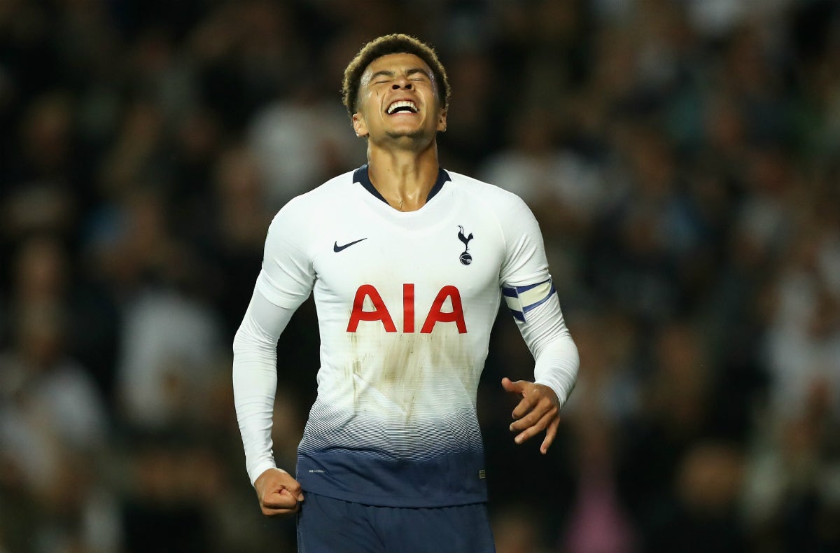 Dele Alli, lesionado: baja segura ante el Barcelona en Champions y casi descartado contra España Dele Alli, lesionado: baja segura ante el Barcelona en Champions y casi descartado contra España