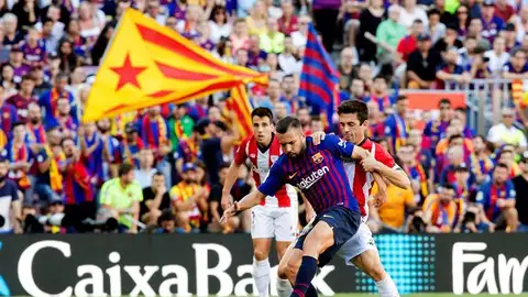El lateral del FC Barcelona, Jordi Alba. El lateral del FC Barcelona, Jordi Alba.
