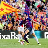 El lateral del FC Barcelona, Jordi Alba. El lateral del FC Barcelona, Jordi Alba.