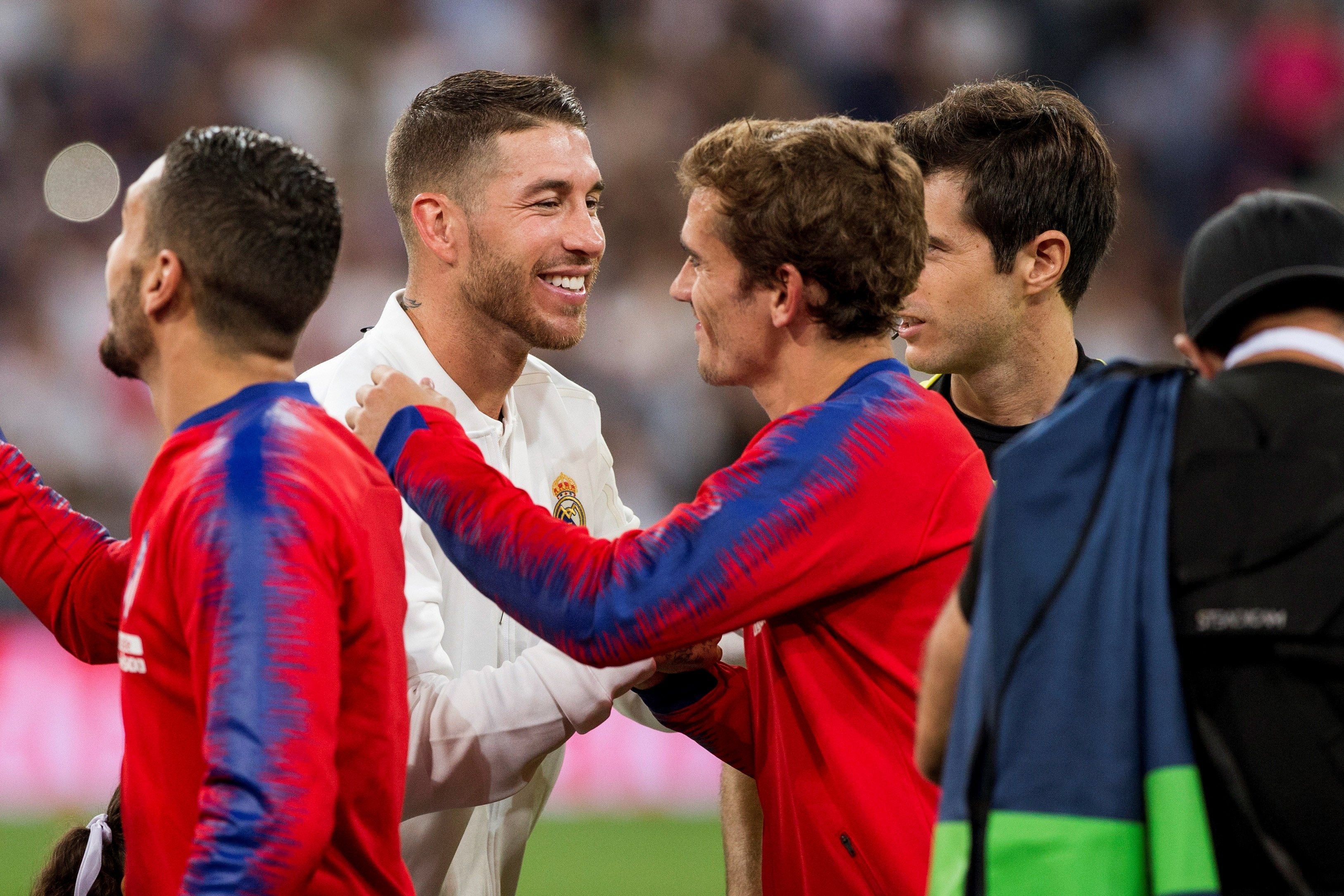 Griezmann: "Sergio Ramos es como mi amigo, lo ha ganado todo y para mí es un ejemplo" Griezmann: "Sergio Ramos es como mi amigo, lo ha ganado todo y para mí es un ejemplo"