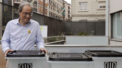 El presidente de la Generalitat, Quim Torra