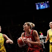 Momento de la final del Mundial de baloncesto femenino entre Estados Unidos y Australia Momento de la final del Mundial de baloncesto femenino entre Estados Unidos y Australia