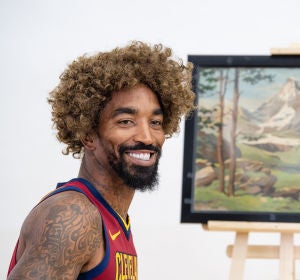 JR Smith, durante el 'Media Day' de los Cavaliers JR Smith, durante el 'Media Day' de los Cavaliers