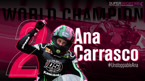 Ana Carrasco, campeona de Supersport 300
