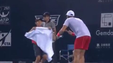 Fernando Verdasco abronca a un recogepelotas
