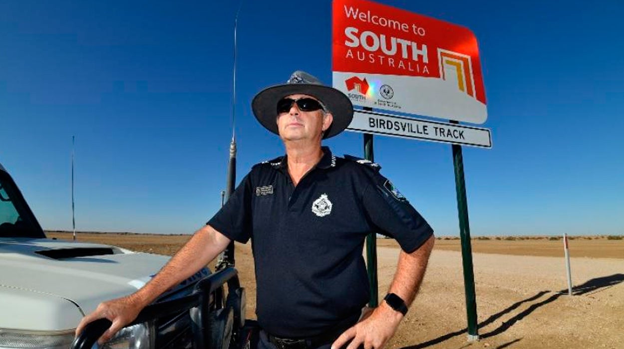 Sthepen Pursell, el policía más solitario del mundo Sthepen Pursell, el policía más solitario del mundo