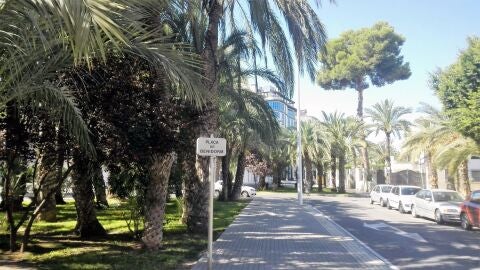 Plaza de Benidorm de Elche.
