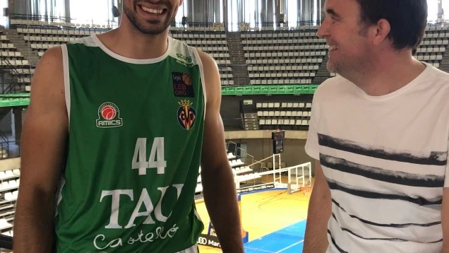 Juanjo García, jugador del Tau Juanjo García, jugador del Tau