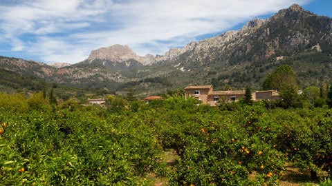 Vall de Sóller, en la Serra de Tramuntana