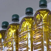 Botellas de aceite de oliva Botellas de aceite de oliva
