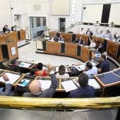 Pleno de la Comisión Provincial del Agua celebrado en el Diputación Provincial de Alicante