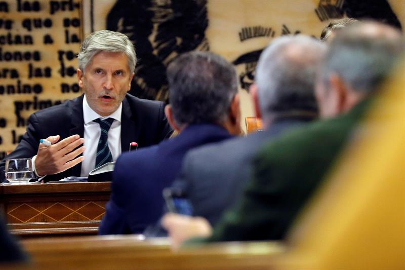 Marlaska alaba a los Mossos y pide no tensionar más desde la política Marlaska alaba a los Mossos y pide no tensionar más desde la política