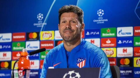 Simeone, en rueda de prensa