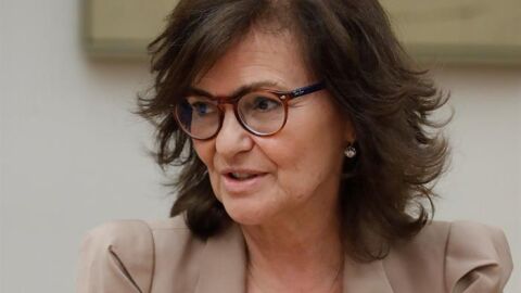 La vicepresidenta del Gobierno, Carmen Calvo