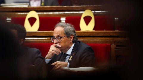  El presidente de la Generalitat, Quim Torra