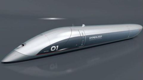 C&aacute;psula del tren supers&oacute;nico 'hyperloop'