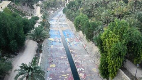 Rambla del r&iacute;o Vinalop&oacute; a su paso por Elche