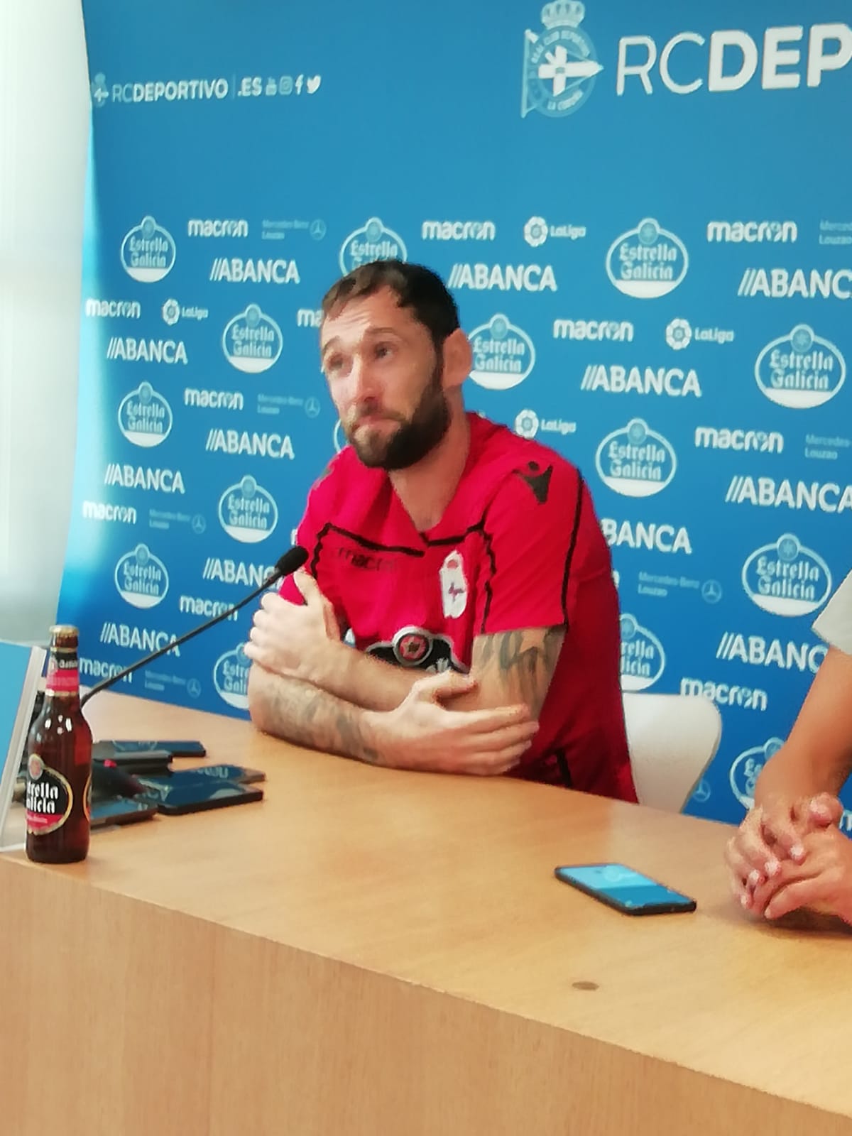 Dani Giménez disfruta del momento feliz del Dépor, pese a lesión de Cartabia, y con Caballo recuperado Dani Giménez disfruta del momento feliz del Dépor, pese a lesión de Cartabia, y con Caballo recuperado