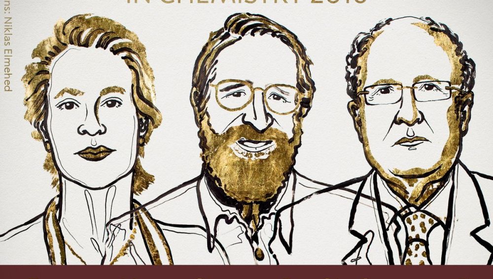 Frances H. Arnold, George P. Smith y Gregory P. Winter, galardonados con el Premio Nobel de Química 2018