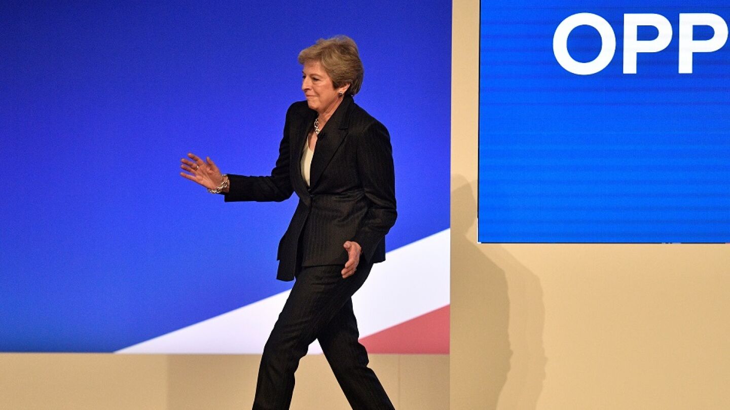 La primera ministra británica, Theresa May