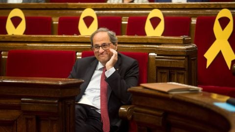 El presidente de la Generalitat, Quim Torra