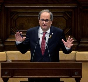 El presidente de la Generalitat, Quim Torra El presidente de la Generalitat, Quim Torra