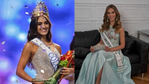 Miss Colombia y Miss Espa&ntilde;a