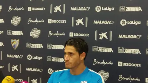 Blanco Leschuk, jugador del Málaga CF Blanco Leschuk, jugador del Málaga CF
