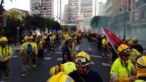 Bomberos Forestales de la Generalitat Valenciana.