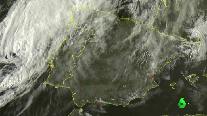 En sus primeras horas en España, Leslie deja rachas de 96 km/h En sus primeras horas en España, Leslie deja rachas de 96 km/h