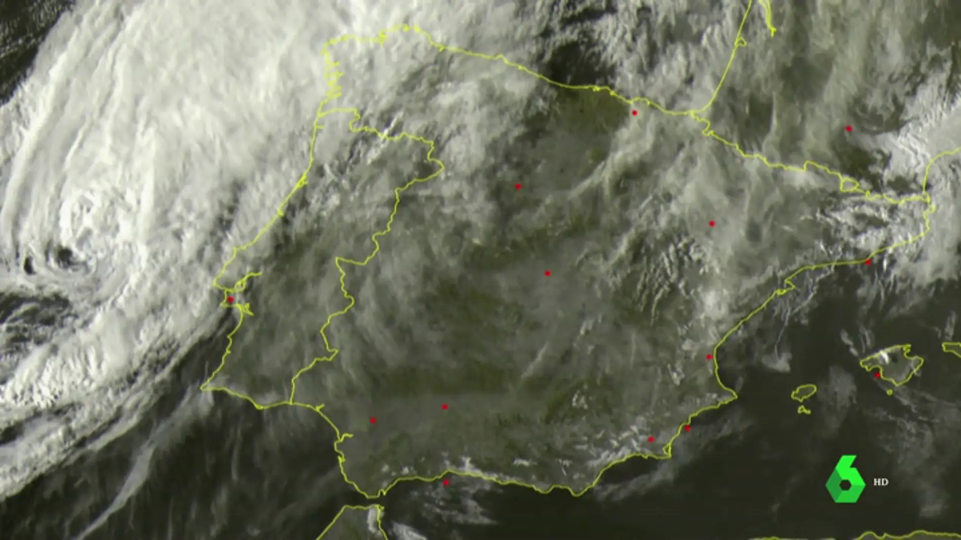 Leslie afectará este domingo a toda España: se esperan rachas de viento de 150 kilómetros por hora
