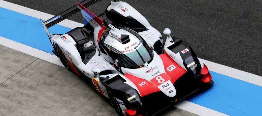 El Toyota número 8 de Fernando Alonso El Toyota número 8 de Fernando Alonso