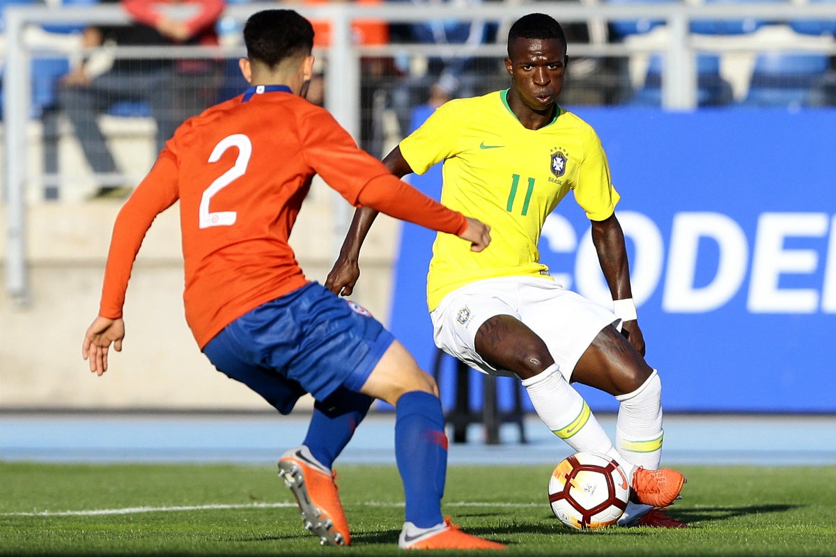 Rodrygo marca un gol y Vinicius falla un penalti en el duelo sub'20 entre Brasil y Chile Rodrygo marca un gol y Vinicius falla un penalti en el duelo sub'20 entre Brasil y Chile