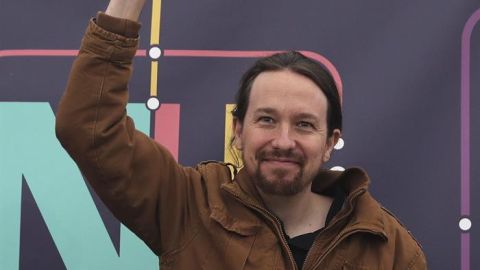 El l&iacute;der de Podemos, Pablo Iglesias