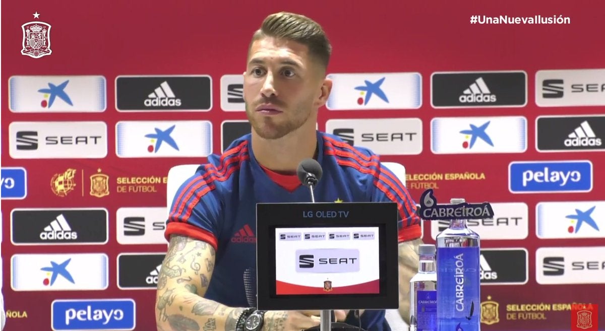 Ramos: "Jordi Alba es uno de los mejores laterales del mundo, pero el míster decide" Ramos: "Jordi Alba es uno de los mejores laterales del mundo, pero el míster decide"