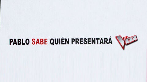 Exclusiva mundial: Pablo Motos sabe qui&eacute;n presentar&aacute; 'La Voz' y ser&aacute; su invitado este mi&eacute;rcoles