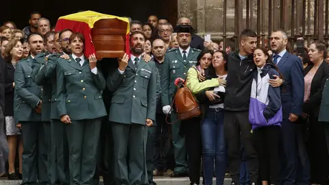 Funeral por guardia civil José Manuel Arcos