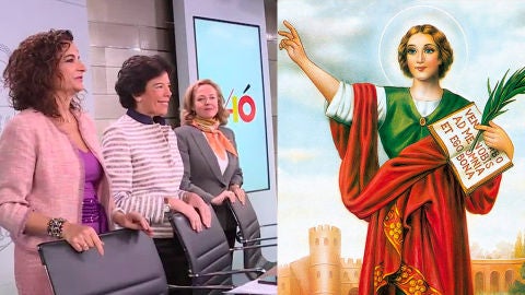 El Gobierno presentando los presupuestos con San Pancracio